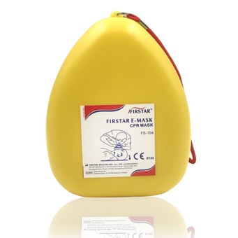 MASCARA DE RESUCITACION RCP AMARILLO FIRSTAR