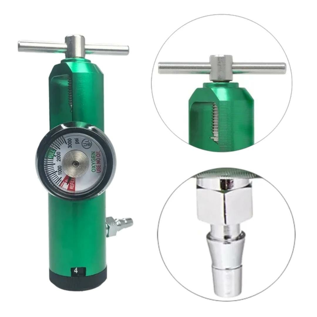 REGULADOR DE OXIGENO 0-15 LPM MINI CGA-870 TITAN MEDICAL