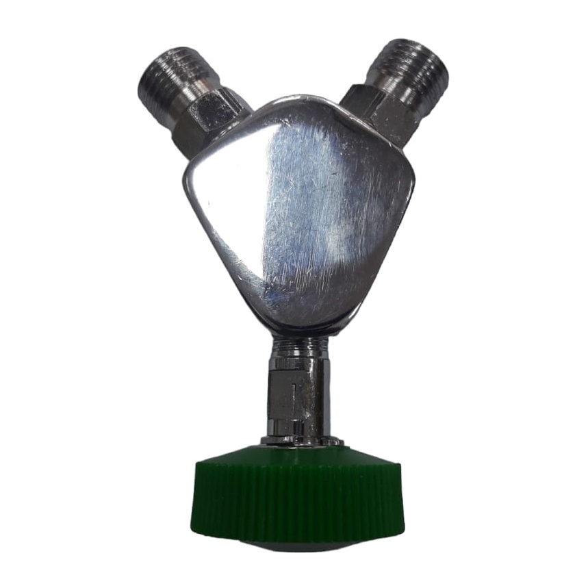 CONECTOR EN Y PARA OXIGENO CON TOMA RAPIDA