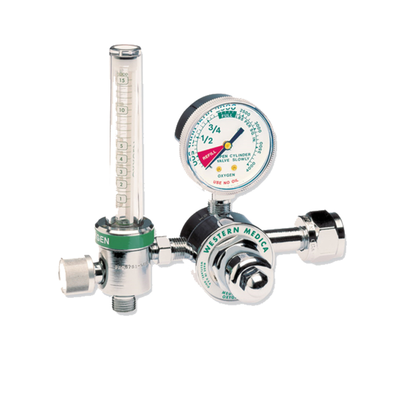 REGULADOR DE OXIGENO CON FLUJOMETRO 0-15LPM CGA-540 WESTERN MEDICA