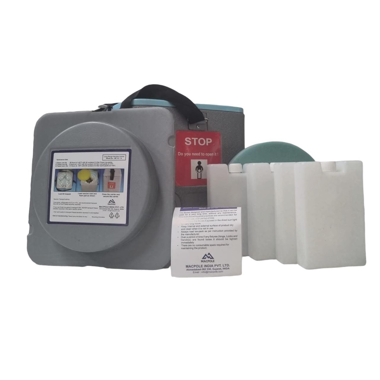 TERMO PORTA VACUNA DE 1.7 LT