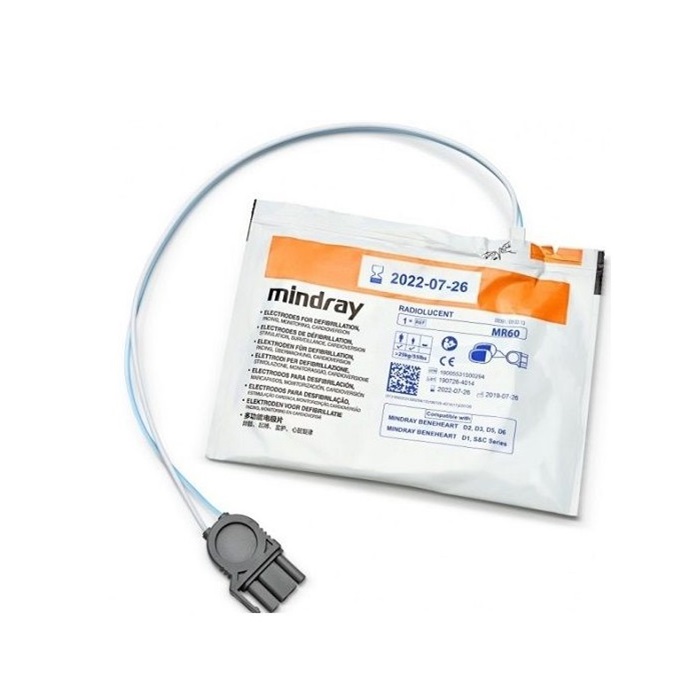 ELECTRODOS DESCARTABLES PARCHES PARA DESFIBRILADOR ADULTO PEDIATRICO MINDRAY