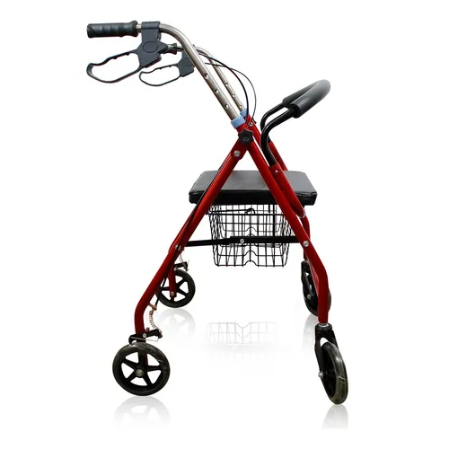 ANDADOR DE ALUMINIO PLEGABLE CON CANASTA