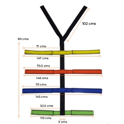 CORREA SPIDER PARA TABLA RIGIDA